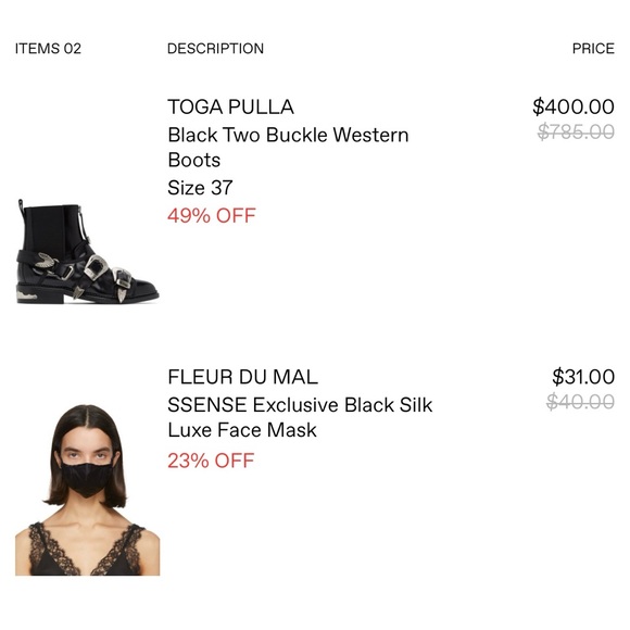 TOGA PULLA black two buckle western boots - Picture 5 of 8